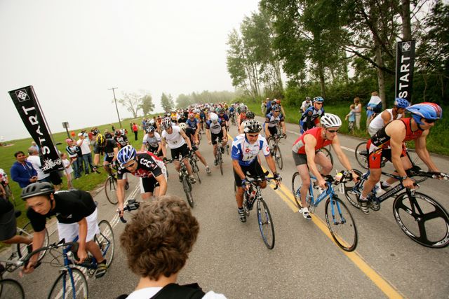 bicyclists in m22 challenge