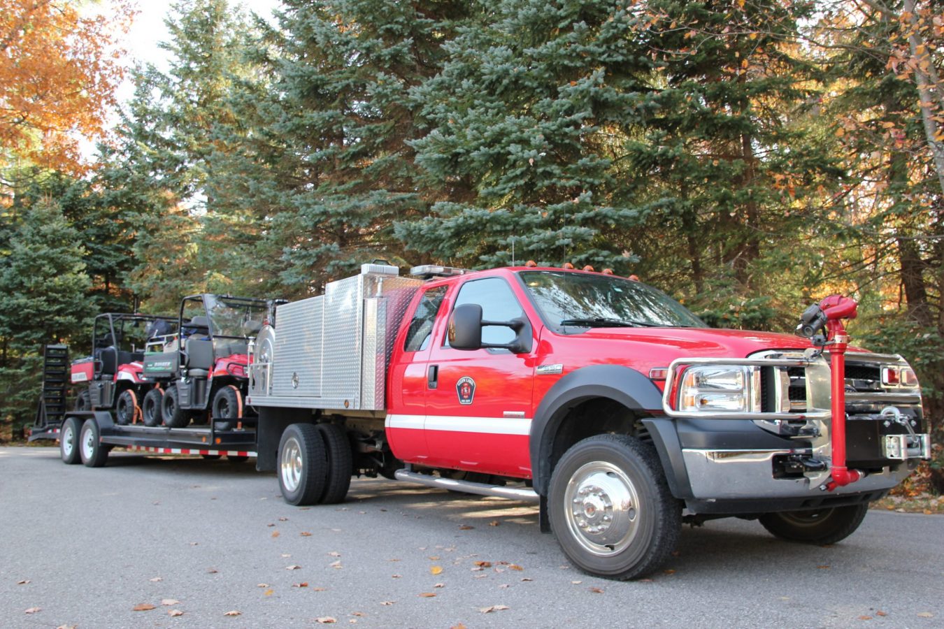 glfd truck 381 pulling atv's