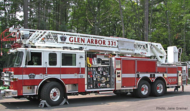 Quint ladder truck 331, Glen Arbor MI